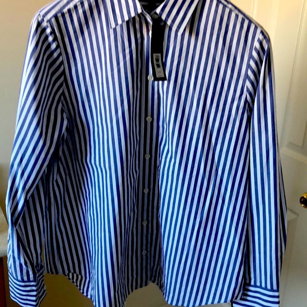 New stripped cotton shirt